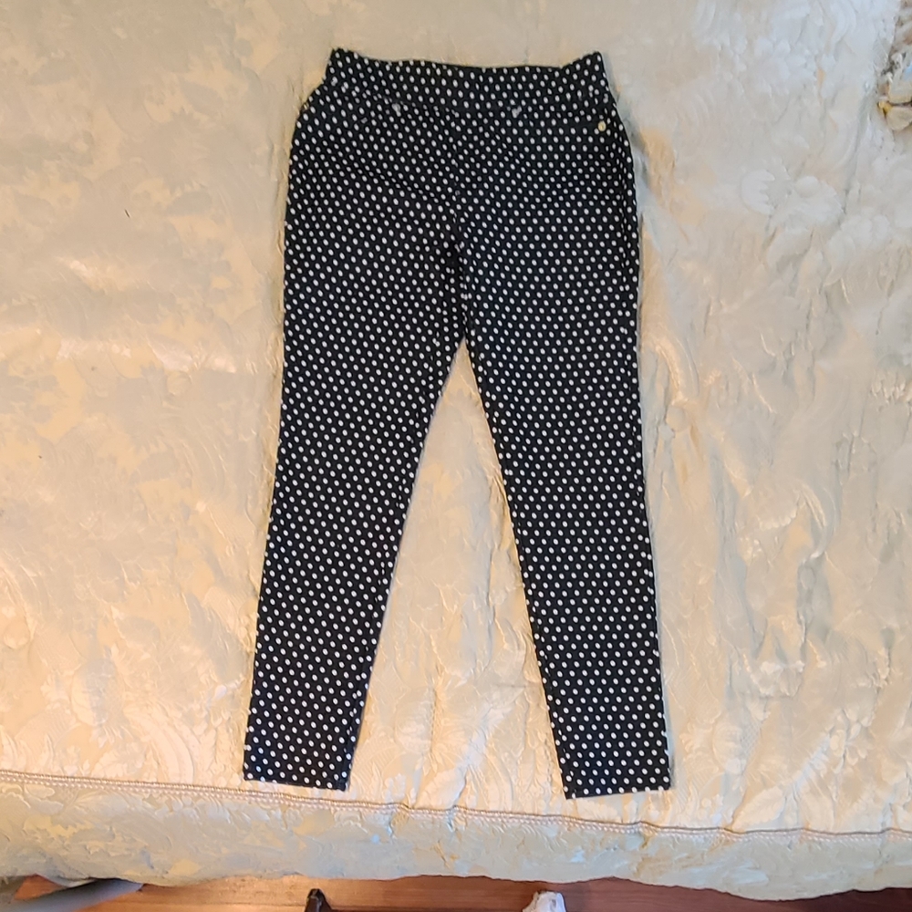 Michael Kors polka dot pants.